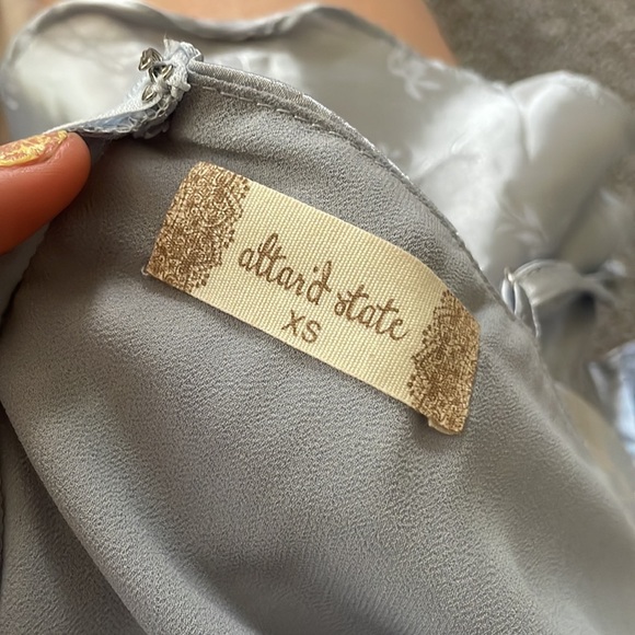 GAVE TO NIECE Baby Blue Floral Mini Ruffle Flirty Dress Luster & Shine ✨ - Picture 12 of 15